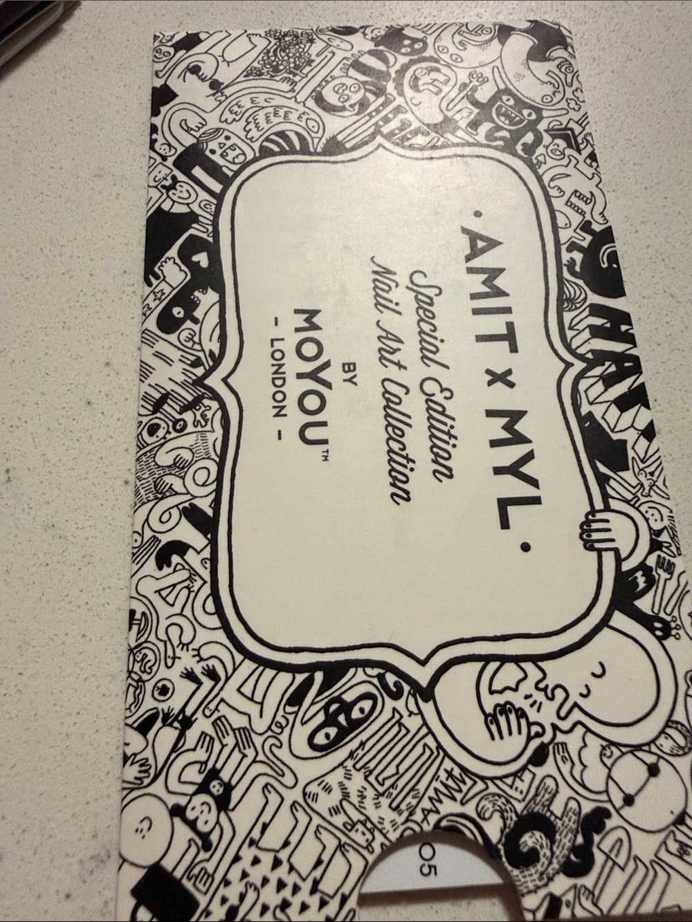Ami Black & White Doodle Art Plate by Ami